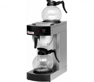 Hendi koffiezetapparaat 18 liter incl 2 glazen kan
