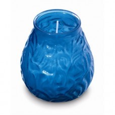 Kaars in glas blauw 228x228