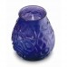 Kaars in glas paars 74x74